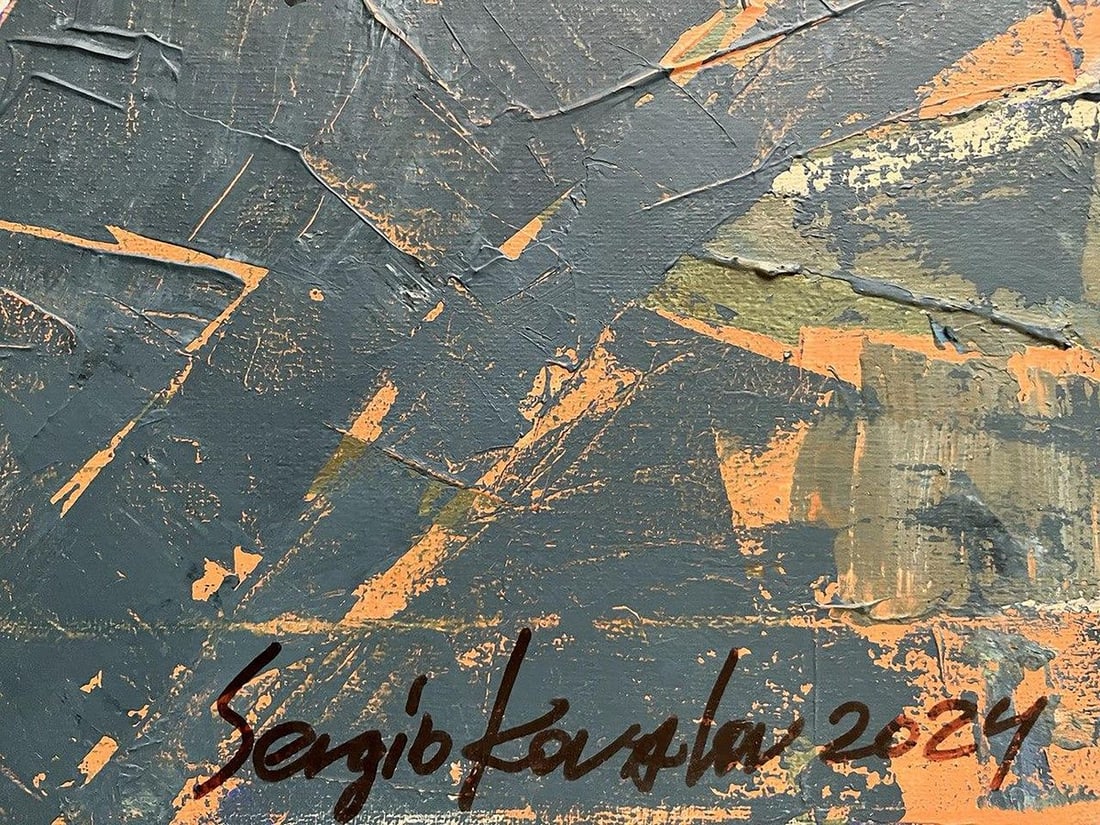 Acrylic painting Peace of mind at home Serhiy Kovalev - 11