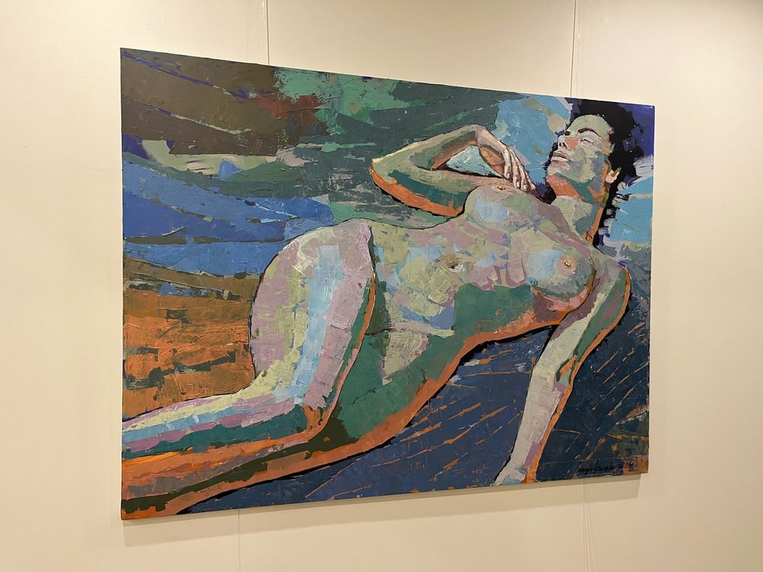 Acrylic painting Peace of mind at home Serhiy Kovalev - 4