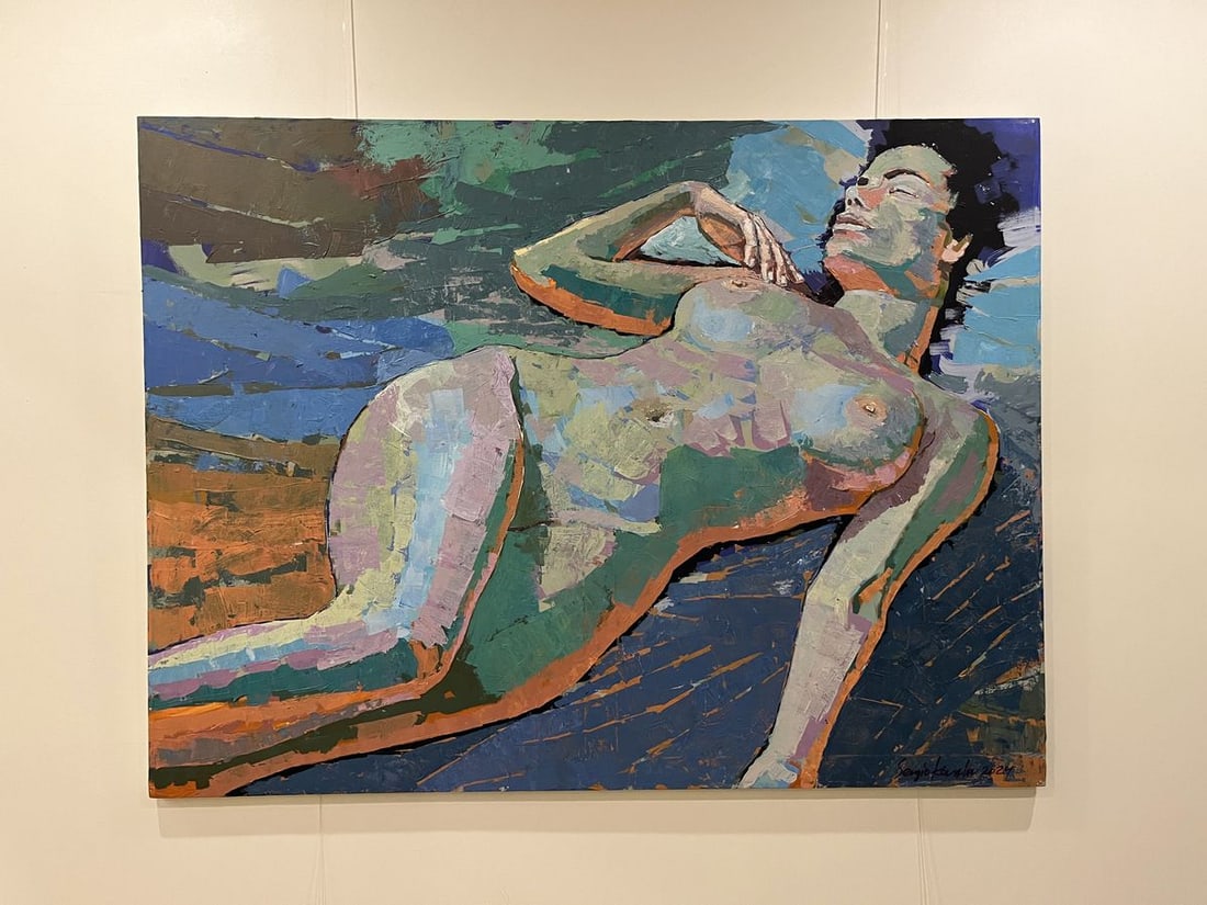 Acrylic painting Peace of mind at home Serhiy Kovalev - 5