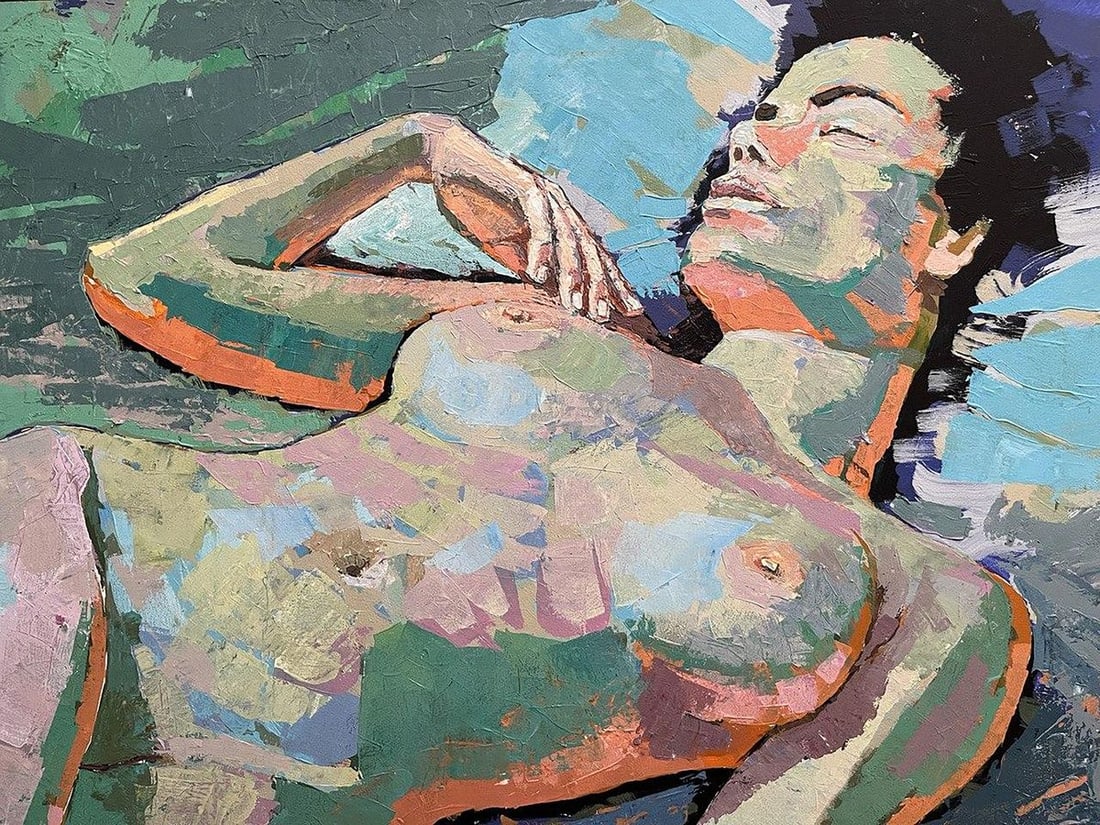 Acrylic painting Peace of mind at home Serhiy Kovalev - 8