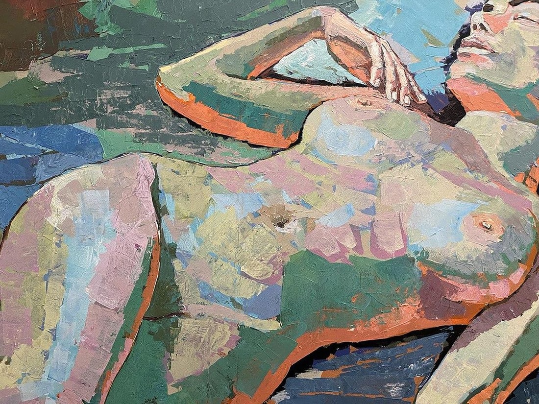 Acrylic painting Peace of mind at home Serhiy Kovalev - 9