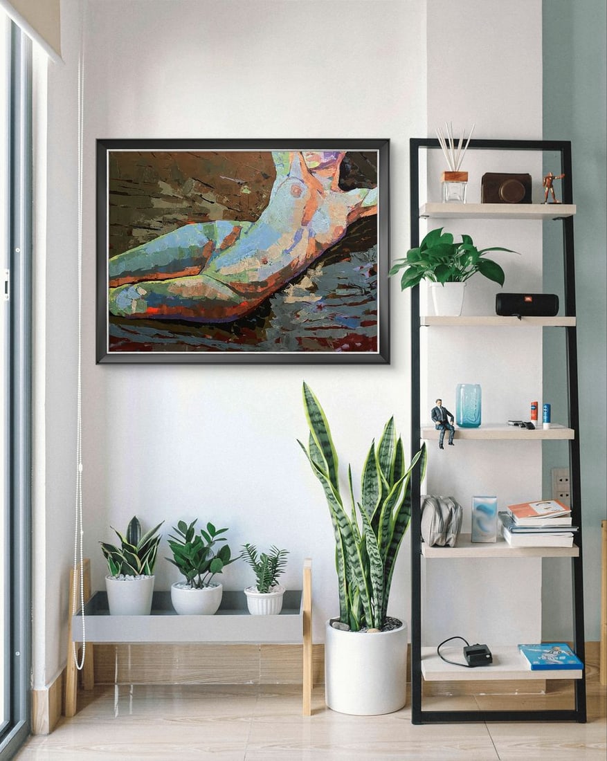 Acrylic painting Calmness Serhiy Kovalev - 3