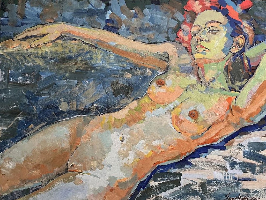 Acrylic painting Mimart Serhiy Kovalev: Title: Acrylic painting Mimart Serhiy Kovalev Description: NoGaller 51 *** ABOUT THIS PAINTING *** * TITLE: "Mimart" * ARTISTS: Serhiy Kovalev * SIZE: 90x120 cm/'35.43x47.24 inches' * MEDIUM: