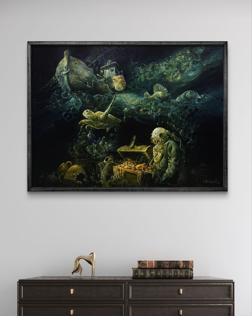 Oil painting Seeker Yuriy Laptev - 2