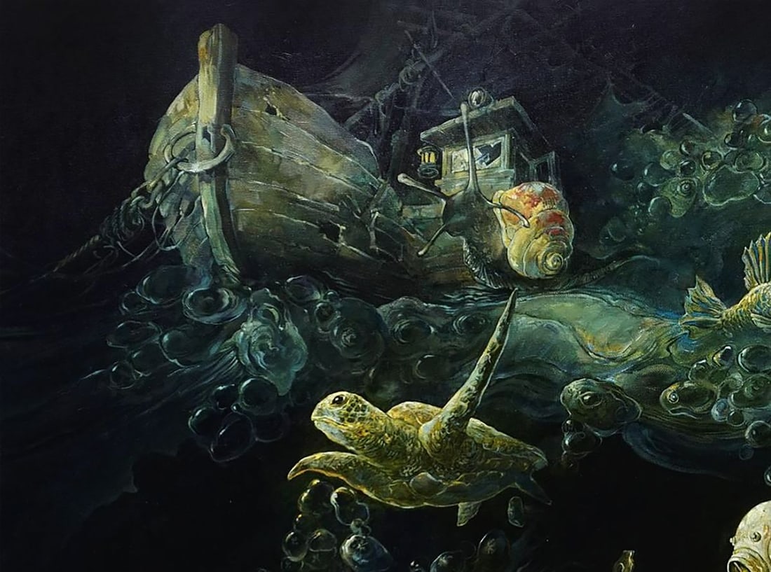 Oil painting Seeker Yuriy Laptev - 4