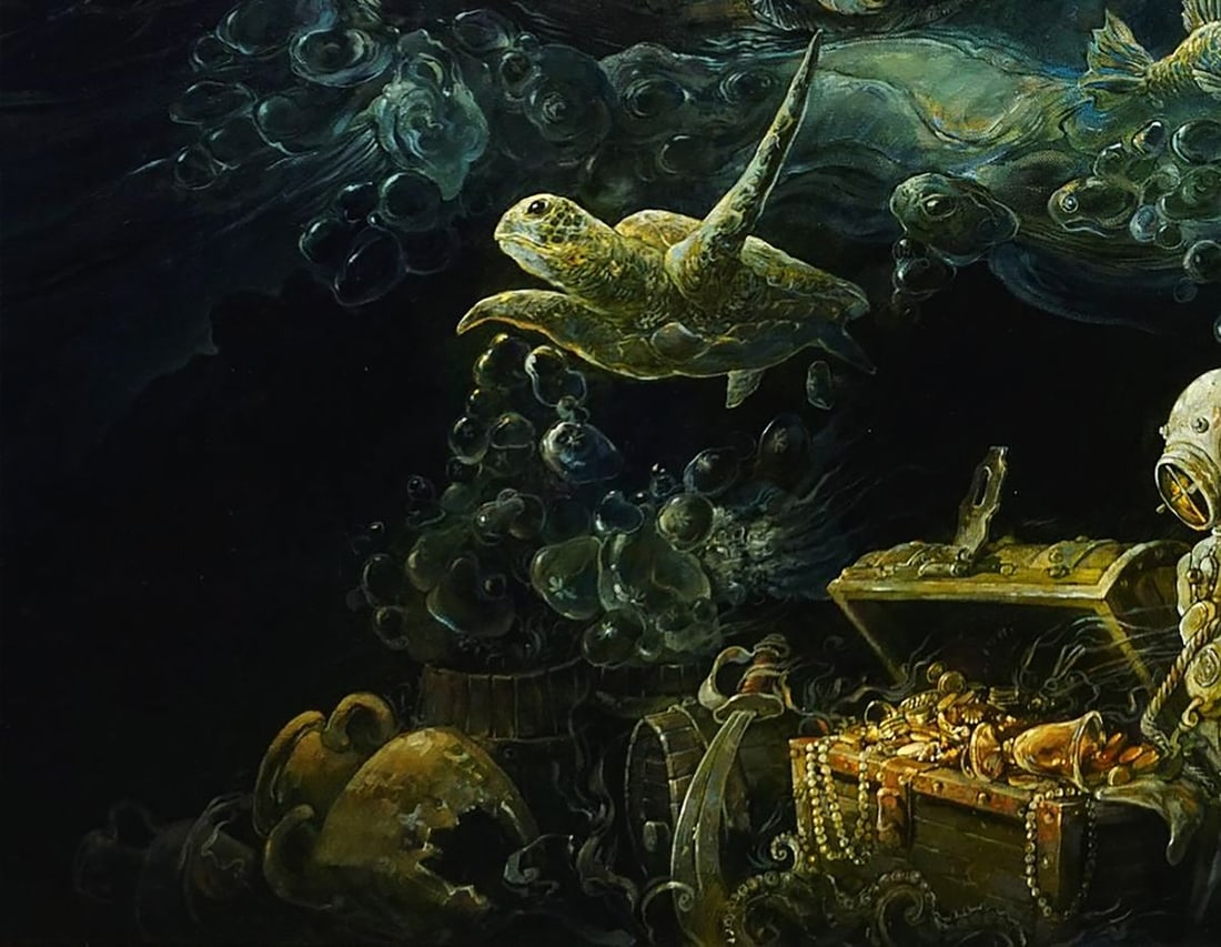 Oil painting Seeker Yuriy Laptev - 6