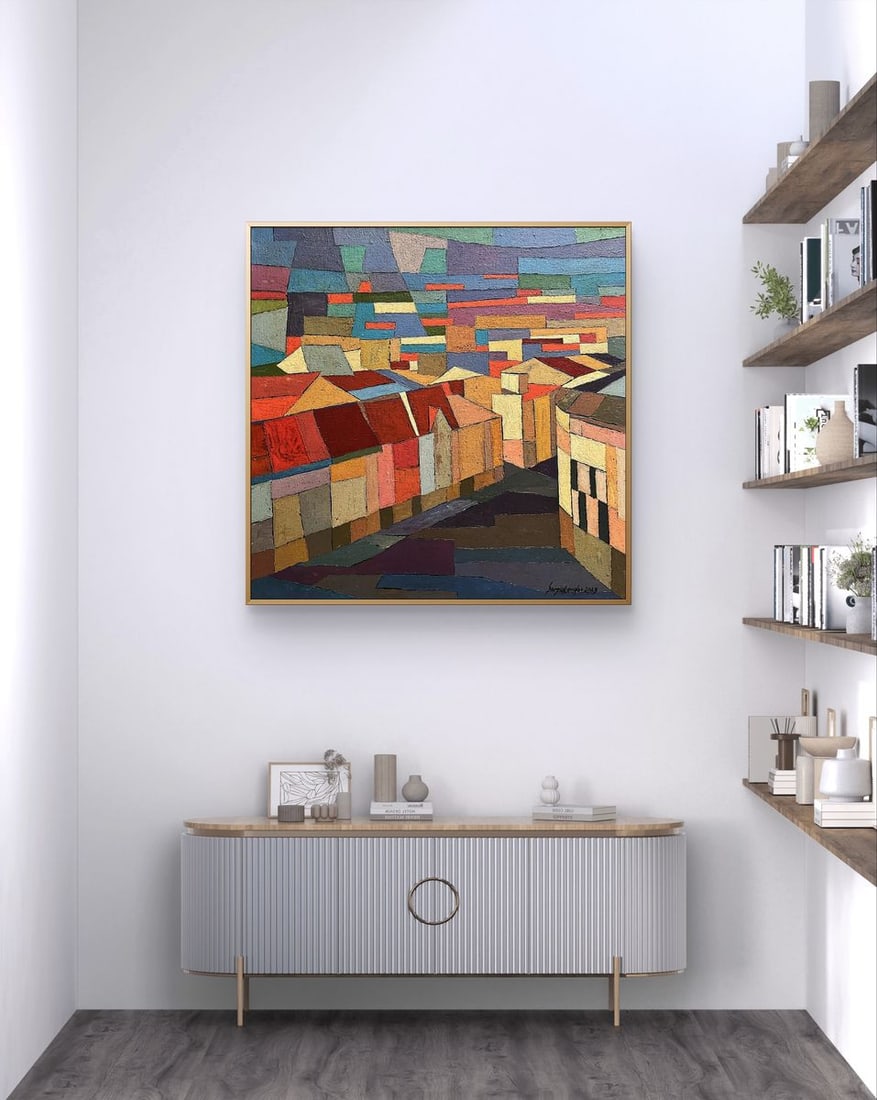 Oil painting Streets of the city Serhiy Kovalev - 2