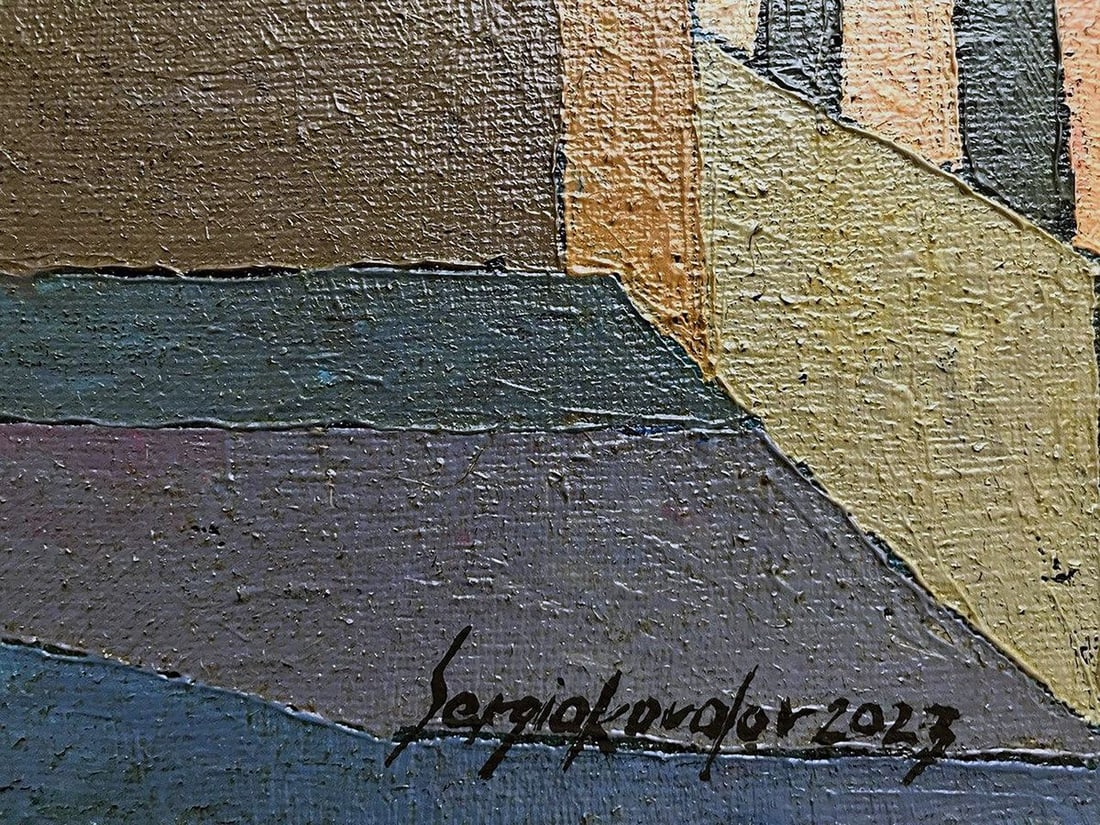 Oil painting Streets of the city Serhiy Kovalev - 8