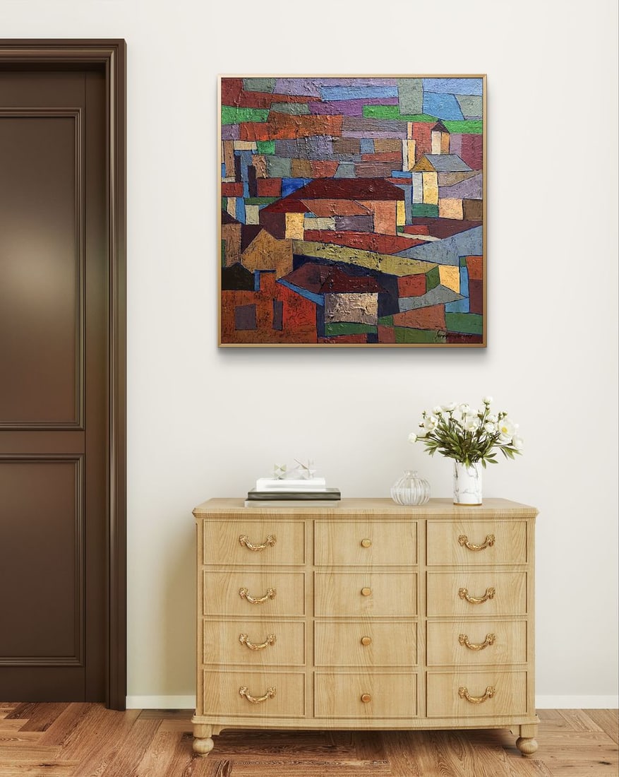 Oil painting View from the balcony Serhiy Kovalev - 2