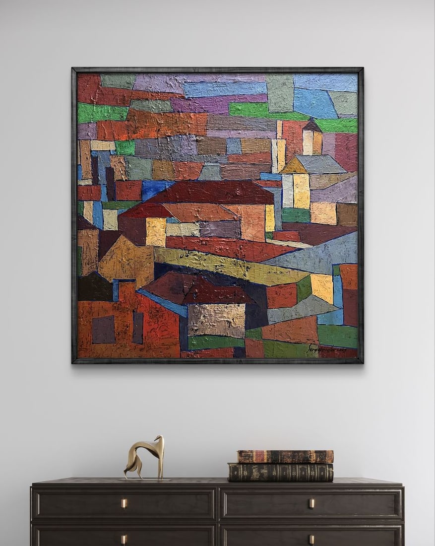 Oil painting View from the balcony Serhiy Kovalev - 3