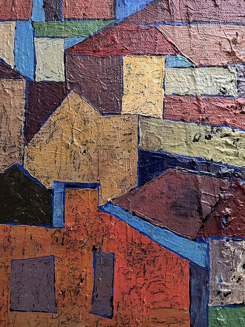 Oil painting View from the balcony Serhiy Kovalev - 4