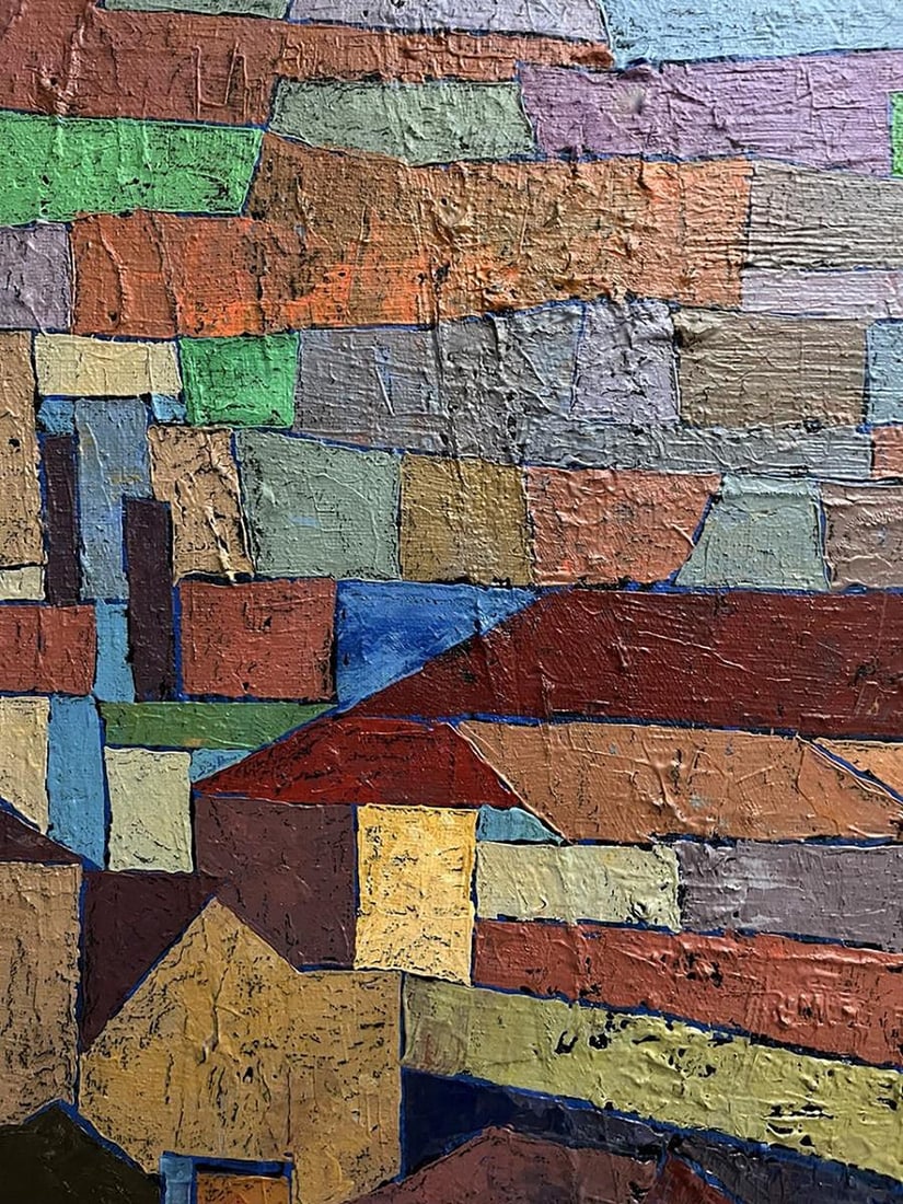 Oil painting View from the balcony Serhiy Kovalev - 6