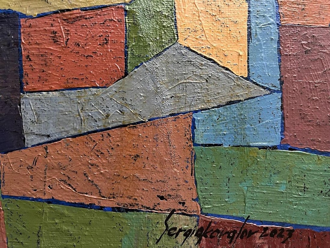 Oil painting View from the balcony Serhiy Kovalev - 8