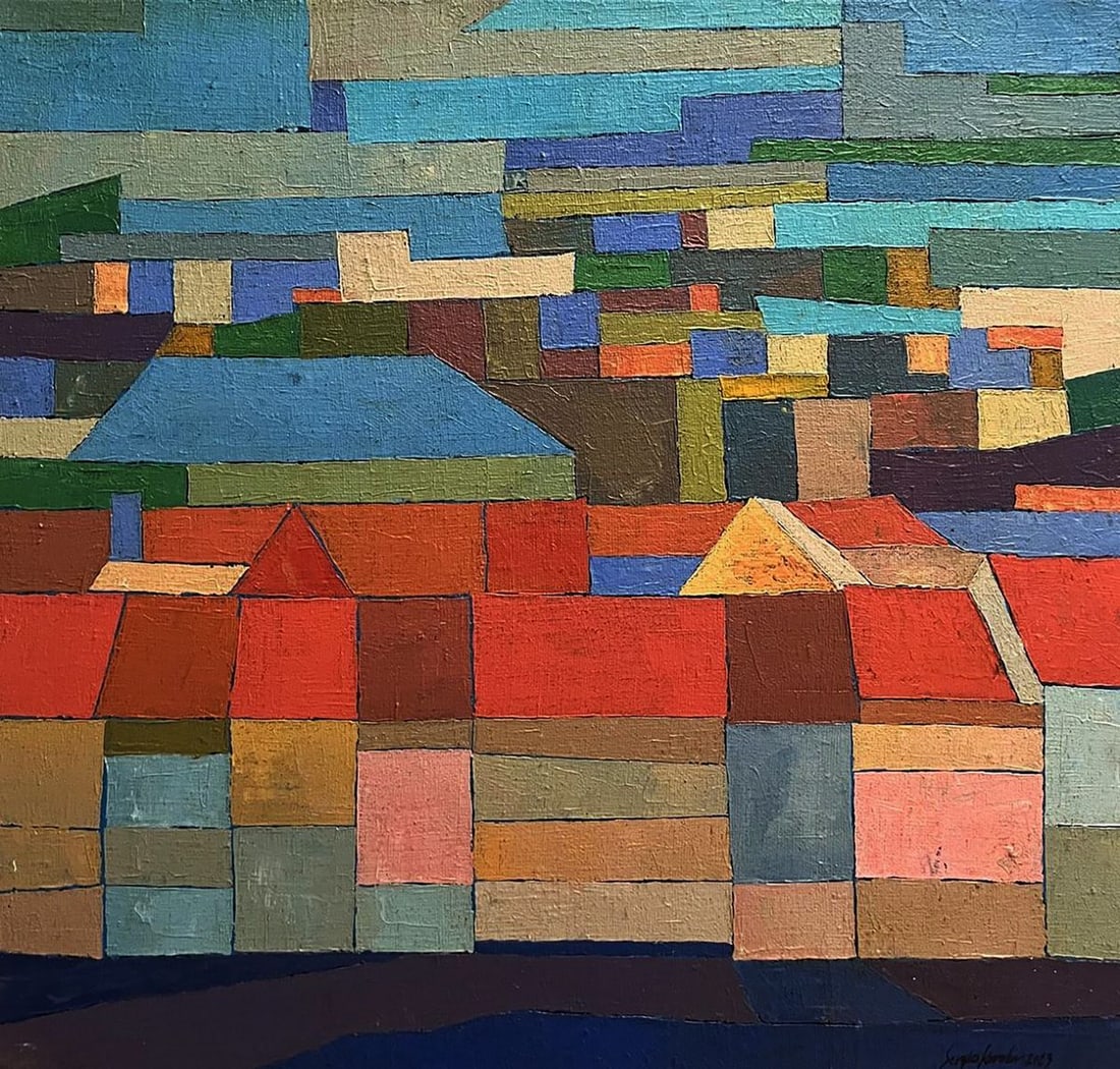 Oil painting City Hall Serhiy Kovalev (1 of 9)