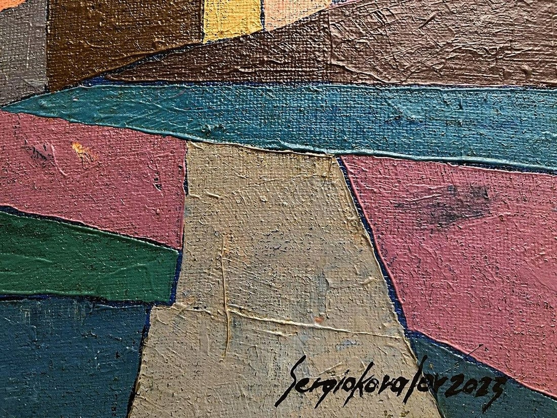 Oil painting Walking the streets Serhiy Kovalev - 7