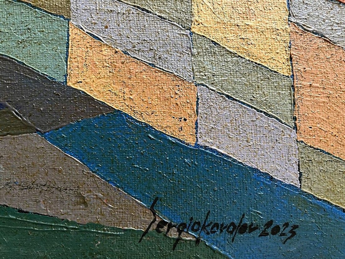 Oil painting Evening city Serhiy Kovalev - 8