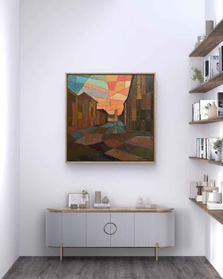 Oil painting City center Serhiy Kovalev - 2