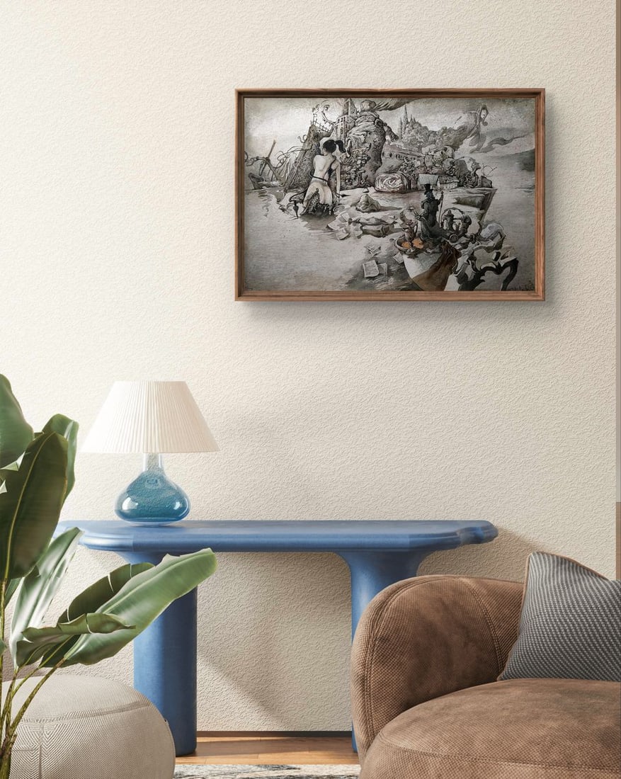 Watercolor painting Music's Caprice Yuriy Laptev - 3