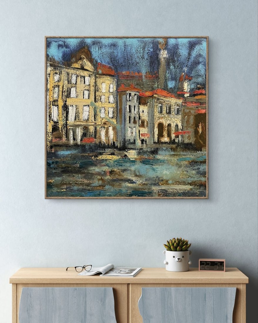 Oil painting Outside after the rain Serhiy Kovalev - 2