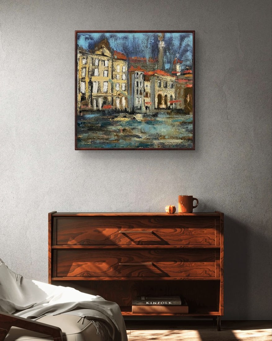 Oil painting Outside after the rain Serhiy Kovalev - 3