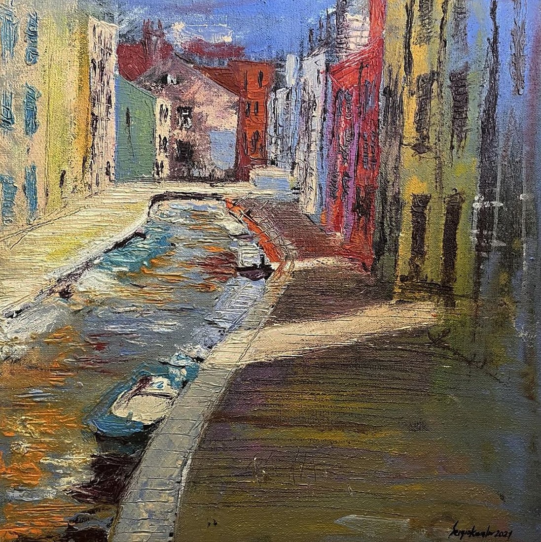 Oil painting Compromise Serhiy Kovalev (1 of 8)