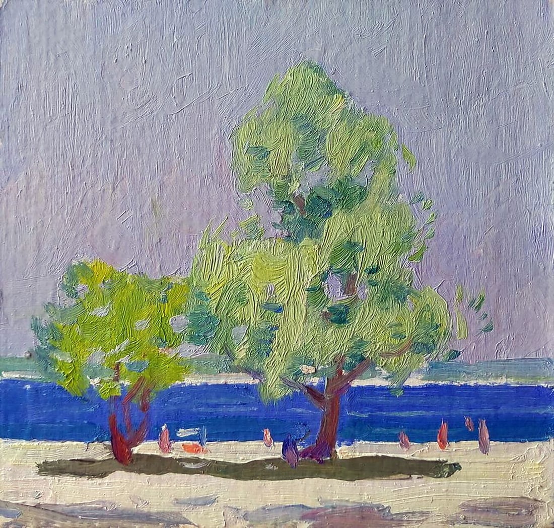 Oil painting Sea shore Yury Konovalov (1 of 9)
