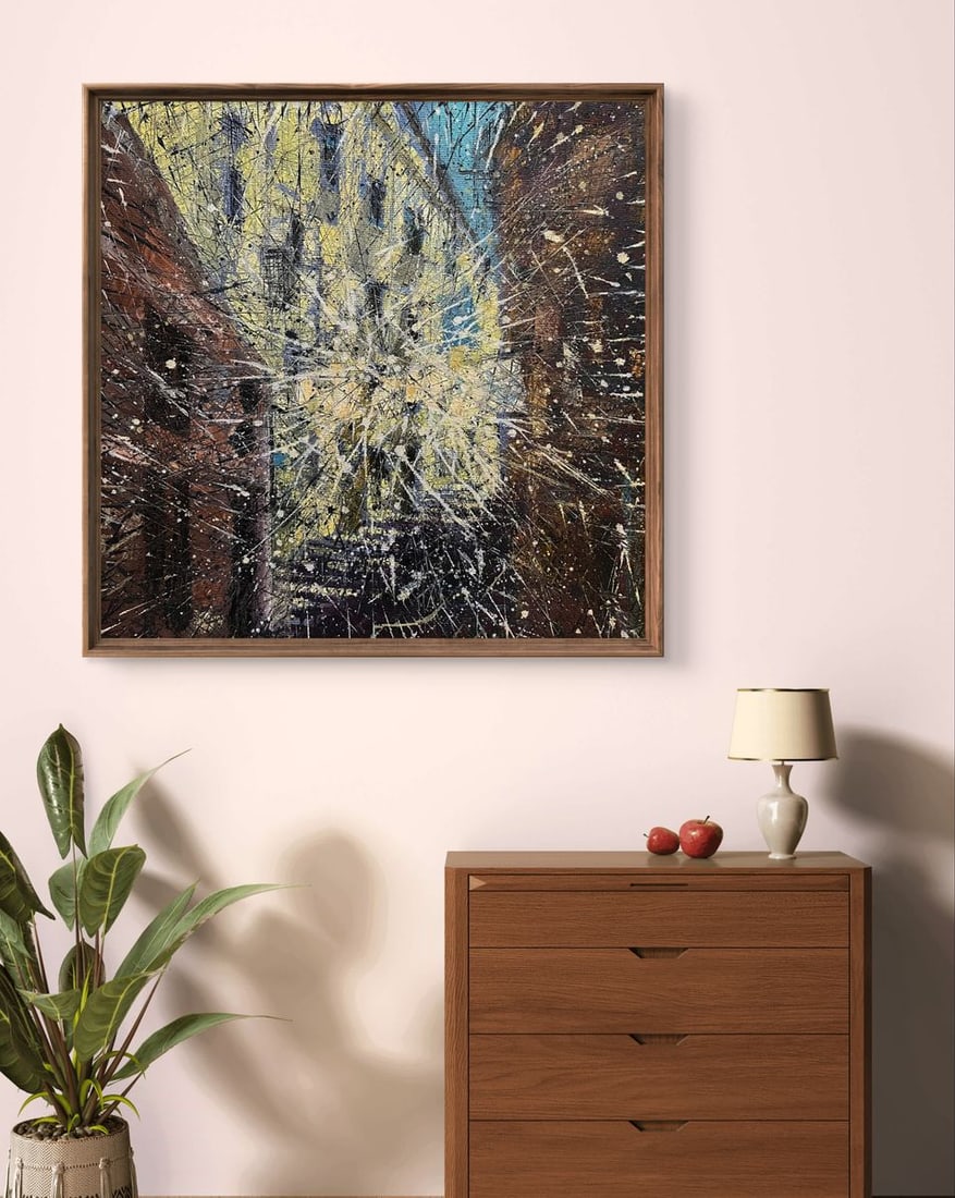 Oil painting Spatial gamet Serhiy Kovalev - 2