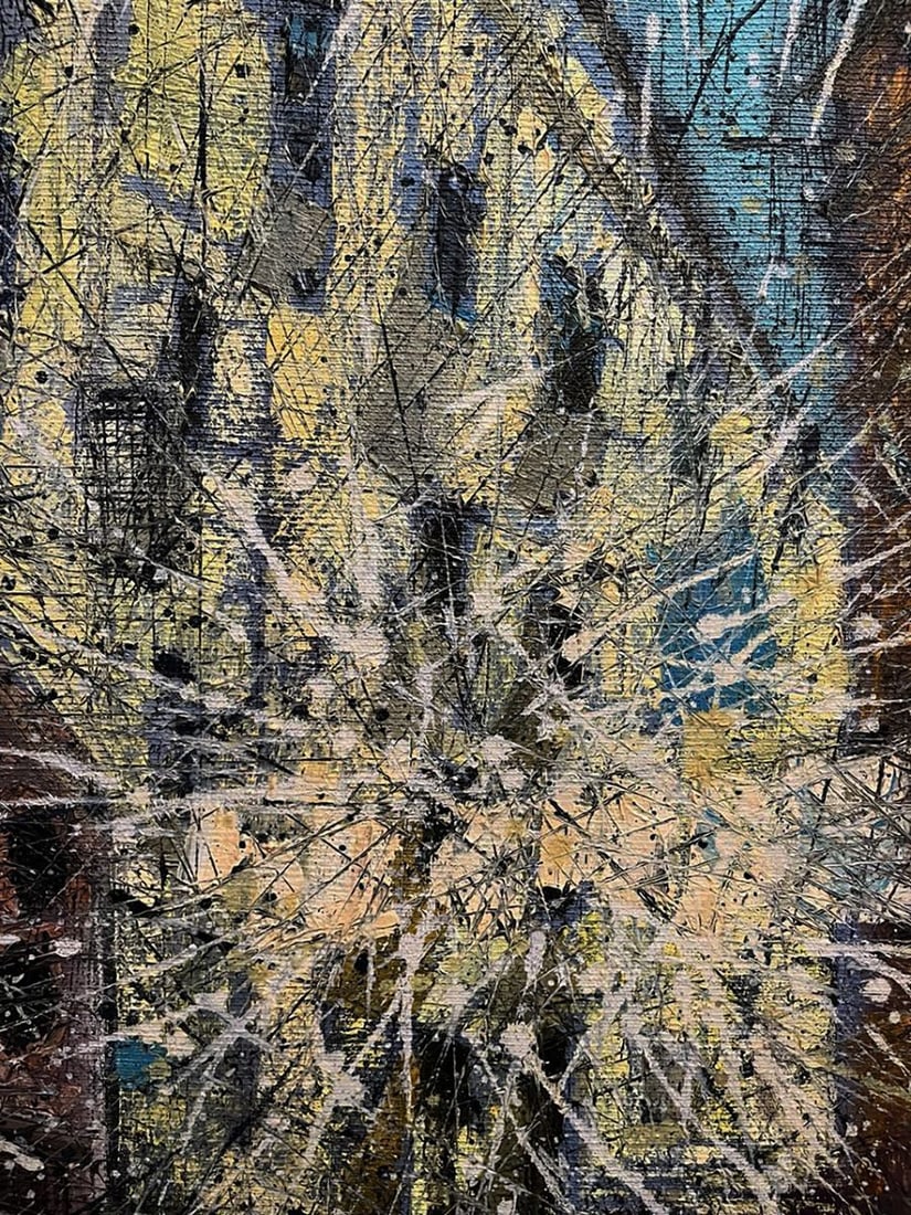 Oil painting Spatial gamet Serhiy Kovalev - 8