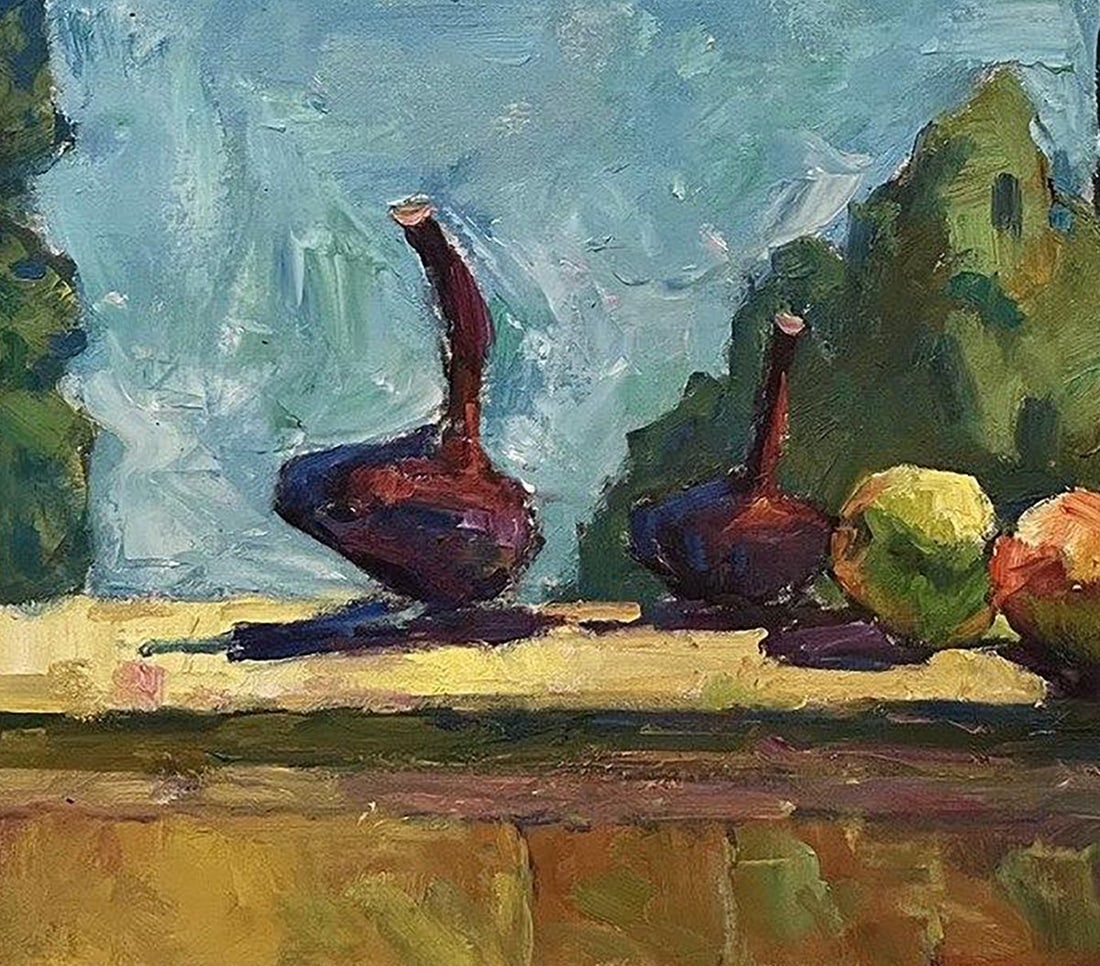 Oil painting Still life with onions Oleksandr Andreev - 7