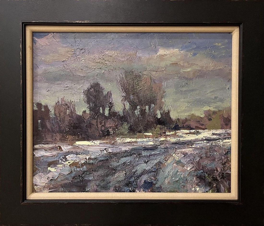 Oil painting Outside the village Volodymyr Pashchenko - 2