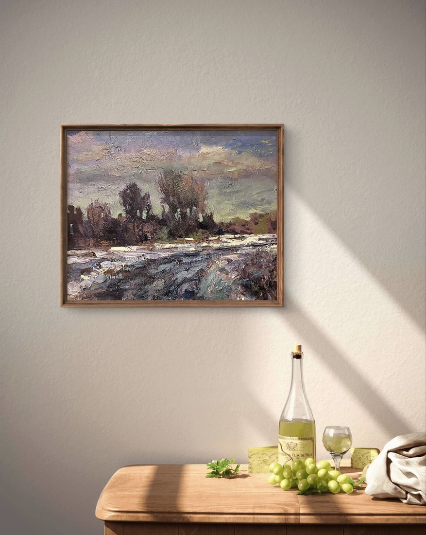 Oil painting Outside the village Volodymyr Pashchenko - 4