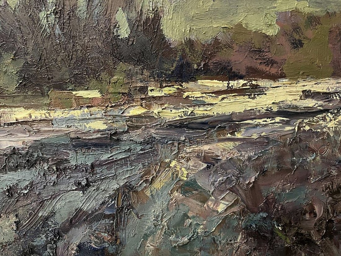 Oil painting Outside the village Volodymyr Pashchenko - 5