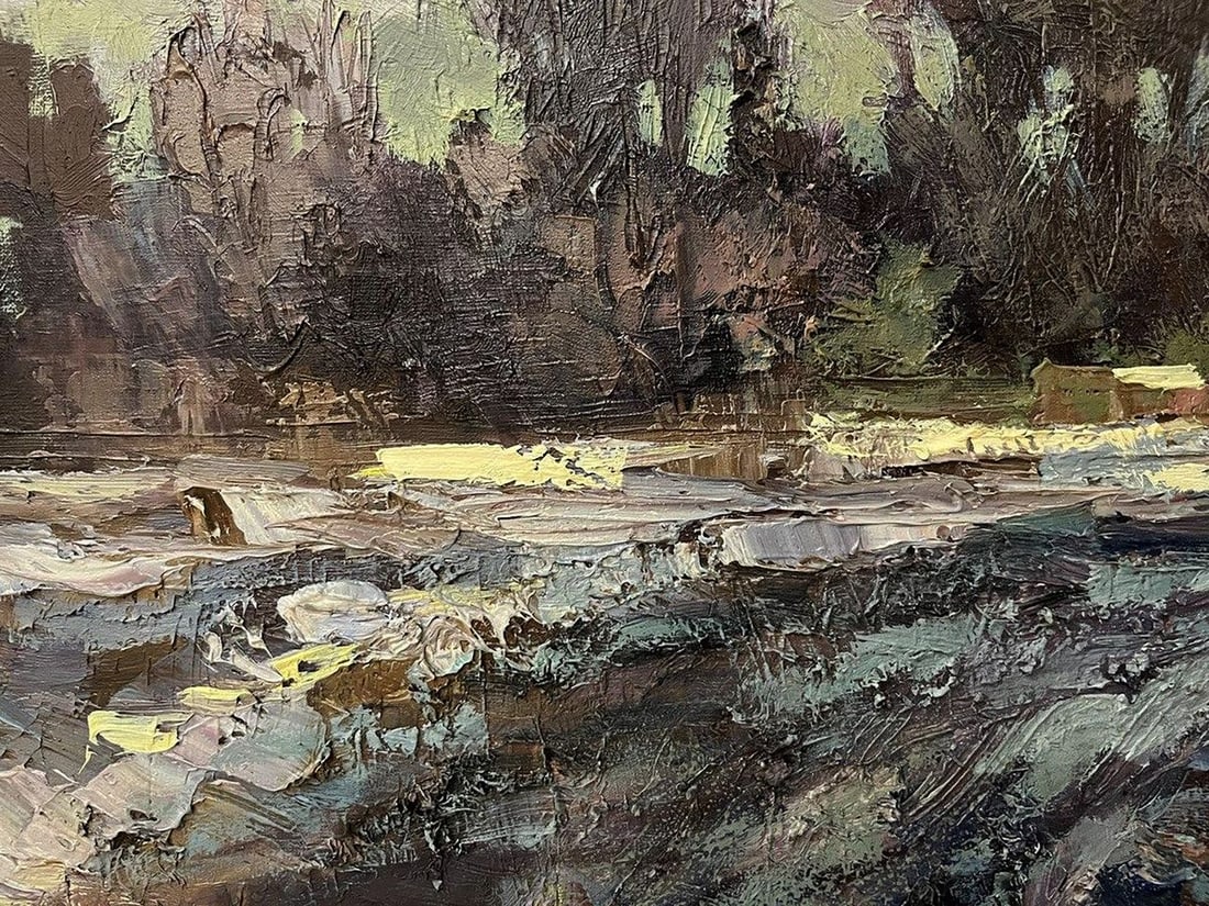 Oil painting Outside the village Volodymyr Pashchenko - 6