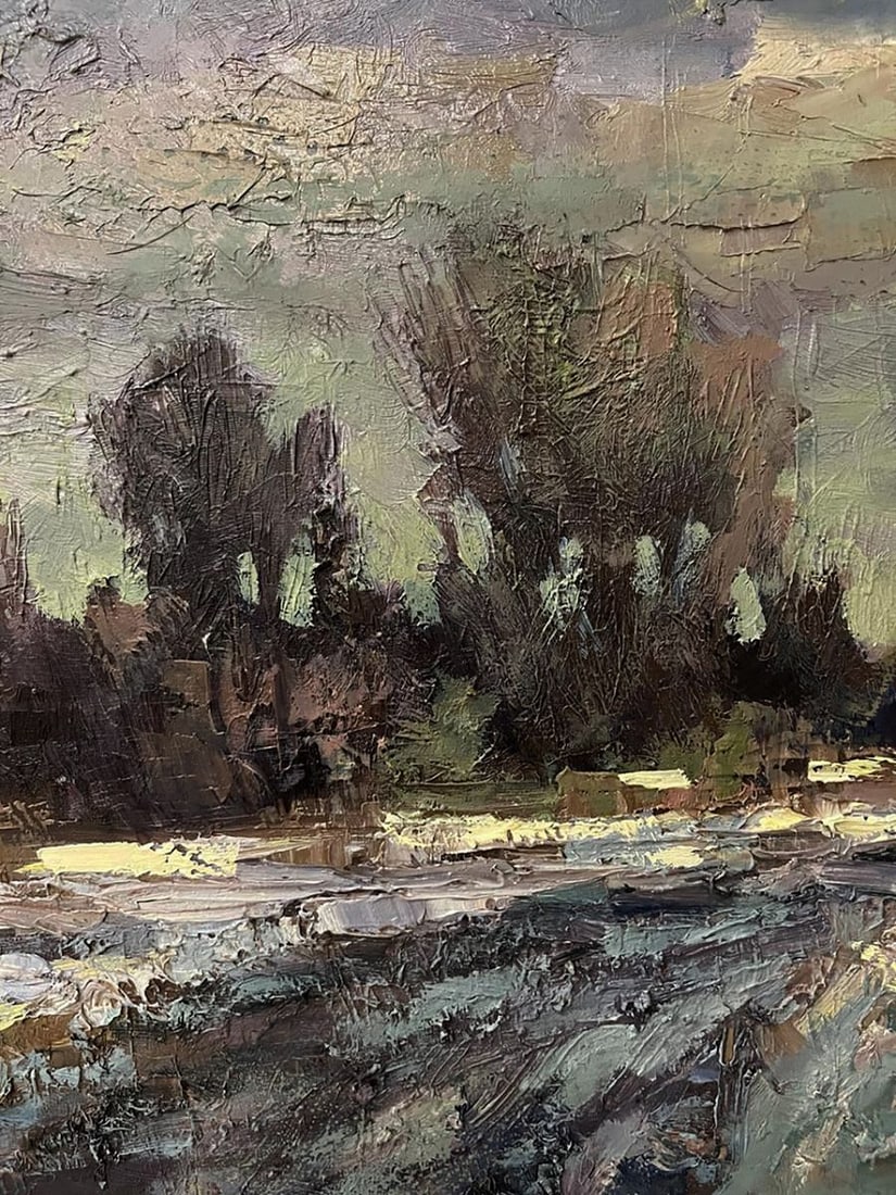 Oil painting Outside the village Volodymyr Pashchenko - 7