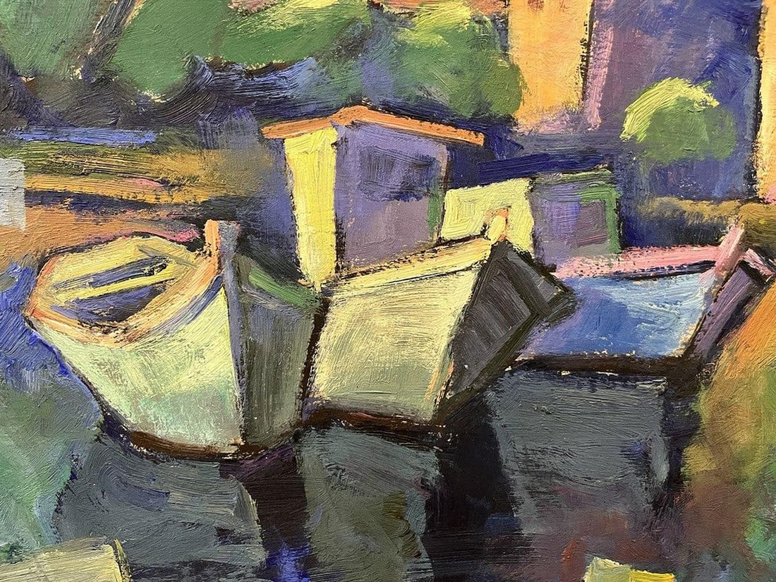 Oil painting Harbor Oleksandr Andreev - 8