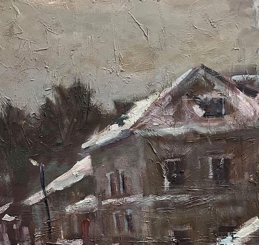 Oil painting City scene Volodymyr Pashchenko - 5