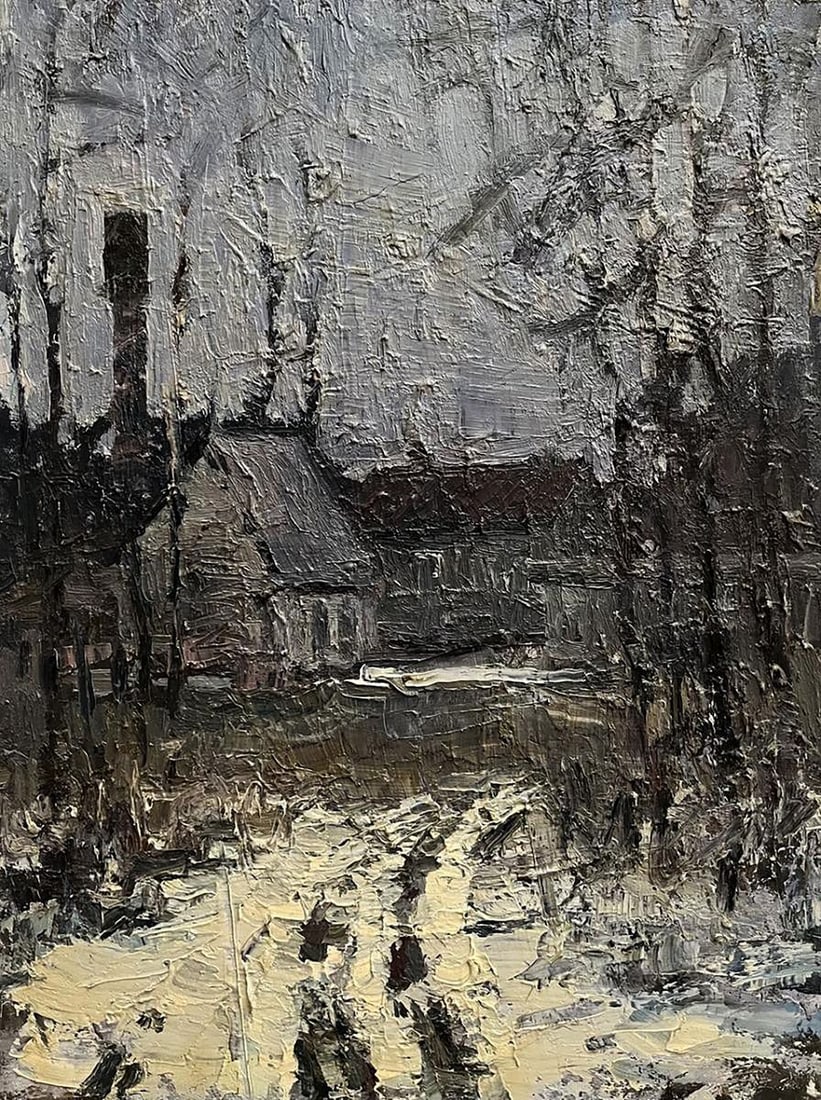 Oil painting High-speed Volodymyr Pashchenko: Title: Oil painting High-speed Volodymyr Pashchenko Description: NoGaller 153 *** ABOUT THIS PAINTING *** * TITLE: "High-speed" * ARTISTS: Volodymyr Pashchenko * SIZE: 60x45 cm/'23.62x17.71 inches' *