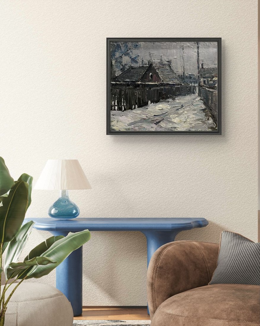 Oil painting Village lane Volodymyr Pashchenko - 3