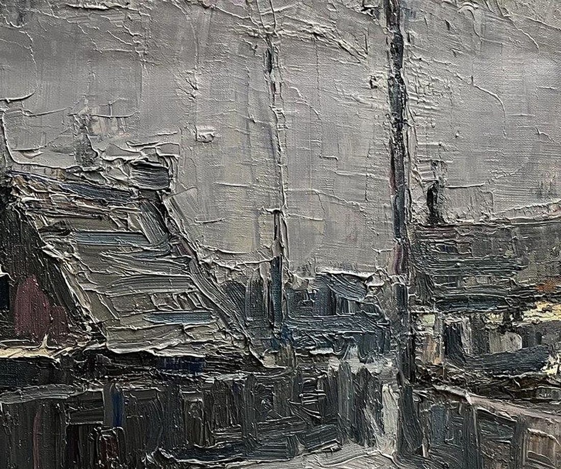 Oil painting Village lane Volodymyr Pashchenko - 5