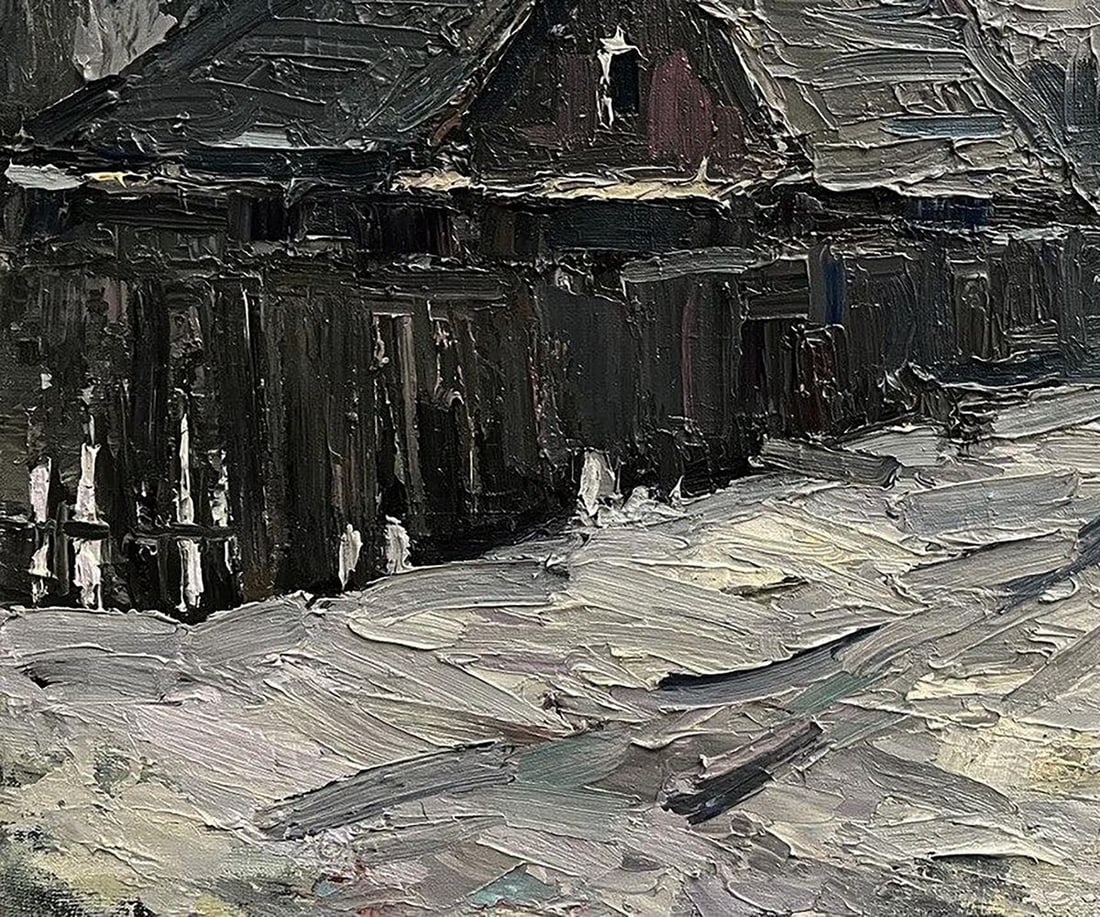 Oil painting Village lane Volodymyr Pashchenko - 6