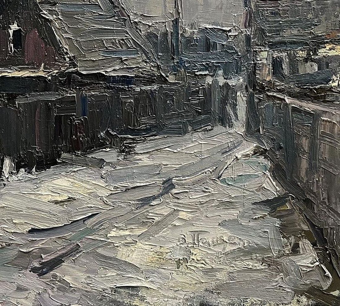 Oil painting Village lane Volodymyr Pashchenko - 7
