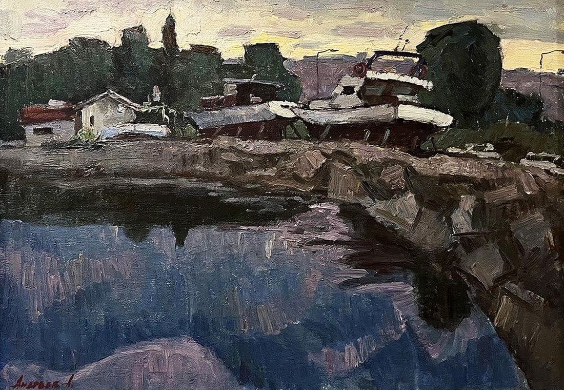 Oil painting Twilight Oleksandr Andreev (1 of 8)