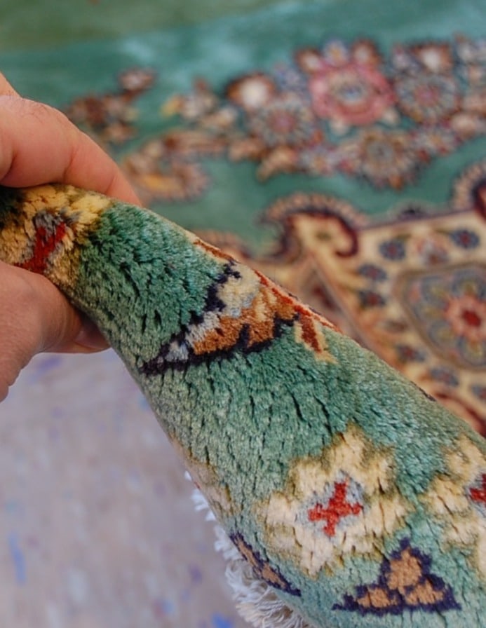 Persian KASHAN RUG 3.5x4.9 - 7