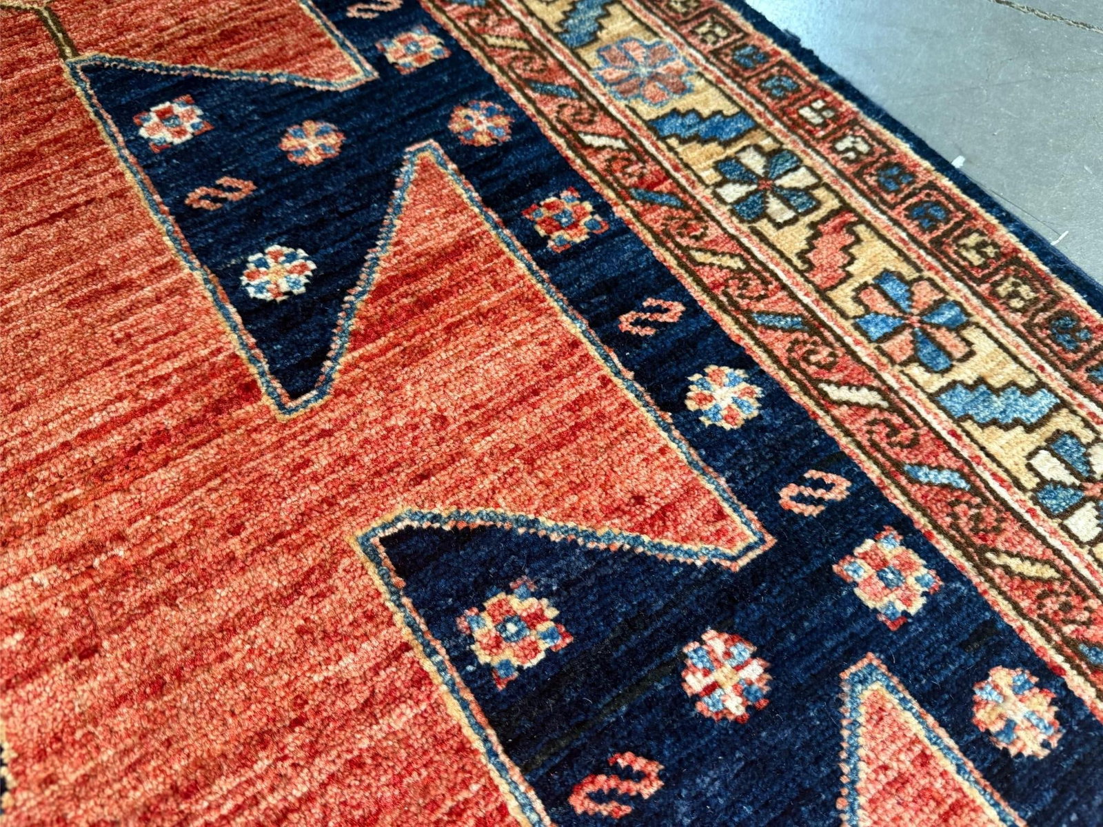 Stunning Kazak Rug 4.2x6.2 - 12
