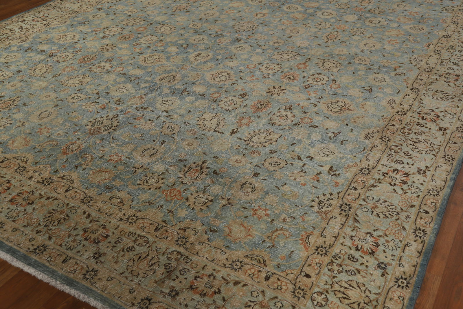 Pre-1900 Vegetable Dye Sultanabad Persian Area Rug 10x13 - 7