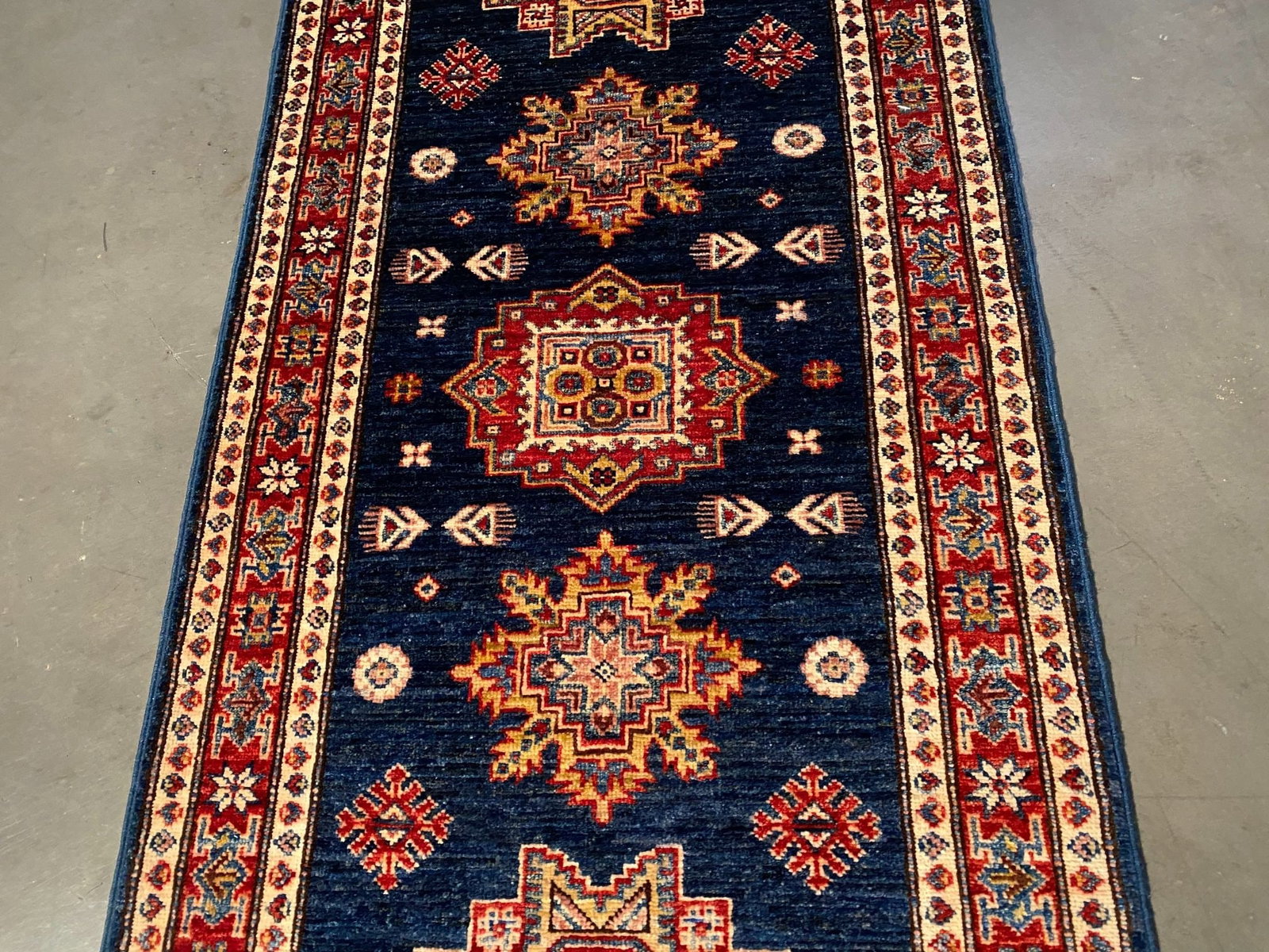 EXQUISITE FINE SUPER KAZAK RUNNER 2.6x8.9 - 3
