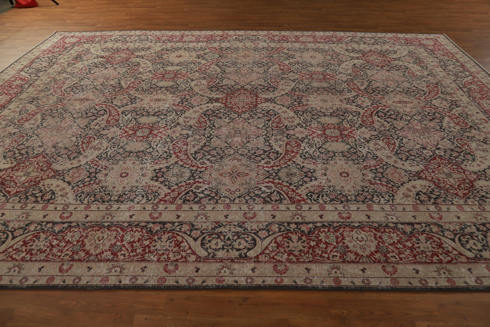 Pre-1900 Vegetable Dye Kerman Ravar Persian Area Rug 10x13 - 14