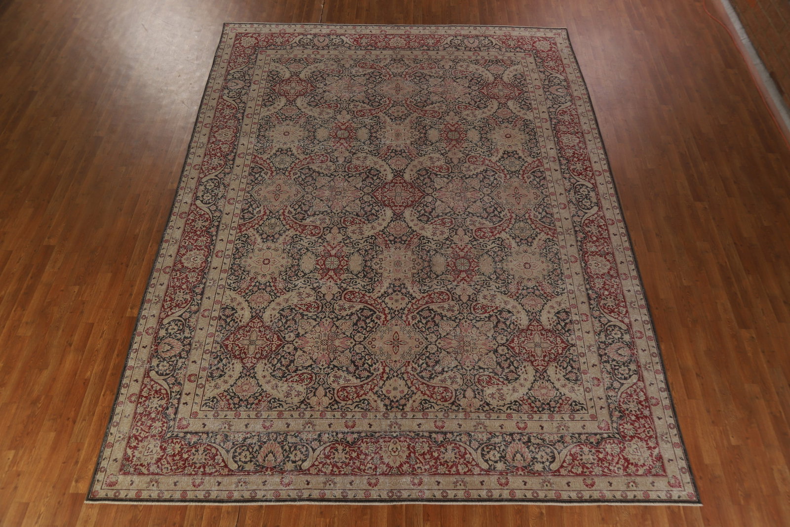 Pre-1900 Vegetable Dye Kerman Ravar Persian Area Rug 10x13 - 15