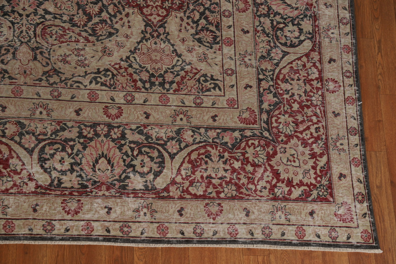 Pre-1900 Vegetable Dye Kerman Ravar Persian Area Rug 10x13 - 5