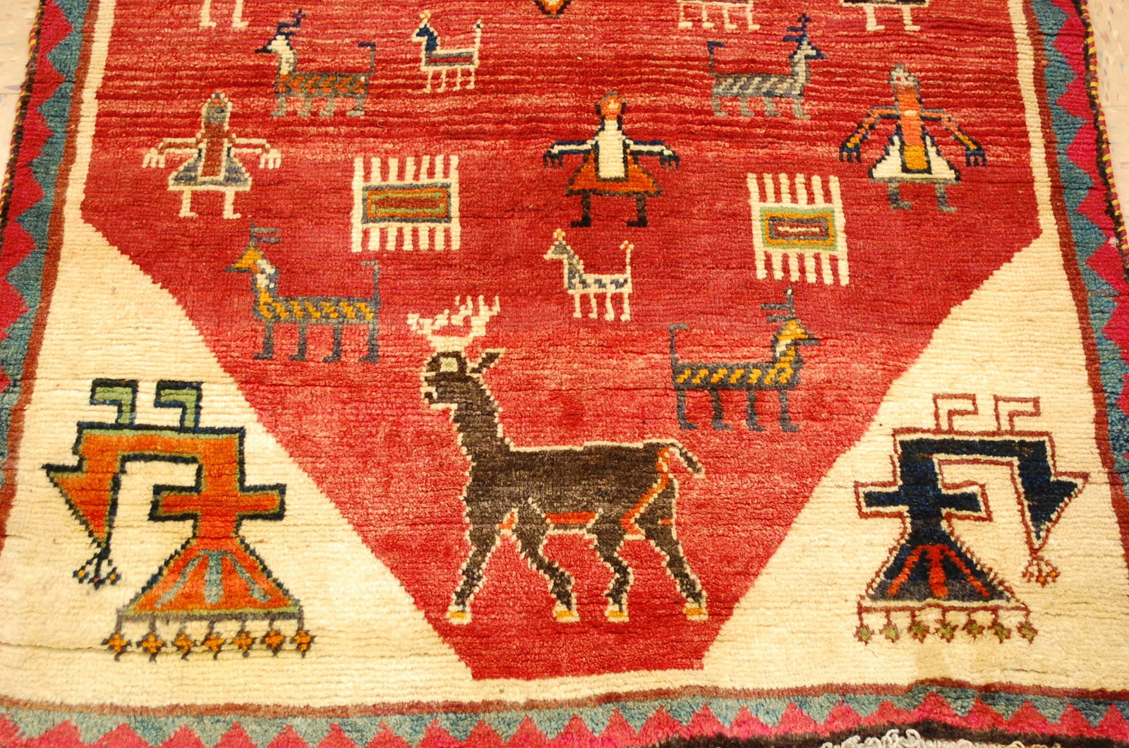 Persian SHIRAZ RUG 3'6"x6'5" - 2